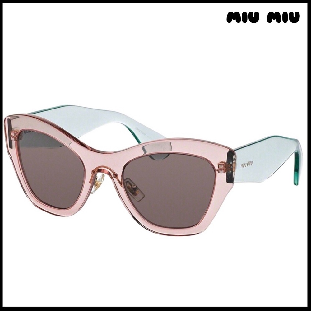 MIU MIU PLASTIC CAT-EYE SUNGLASSES
